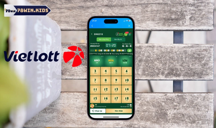 Chơi Vietlott online thú vị cùng 78win