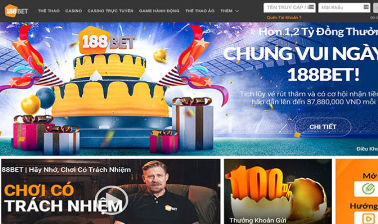 Một số các thể loại hấp dẫn có tại trang 188bet